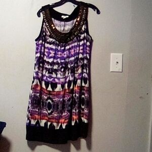 Cato brand ladies sleeveless dress. Size 14.